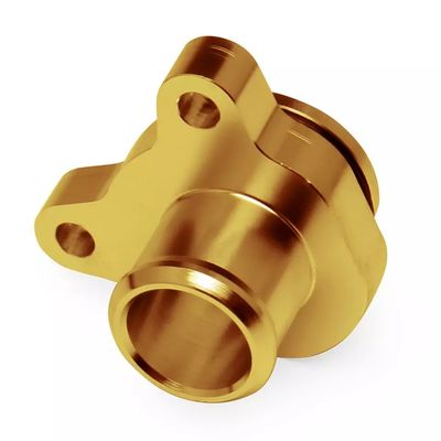 CNC Custom Precision Car Water Pipe Joint with Clamp Anodizing Aluminum Accessories
